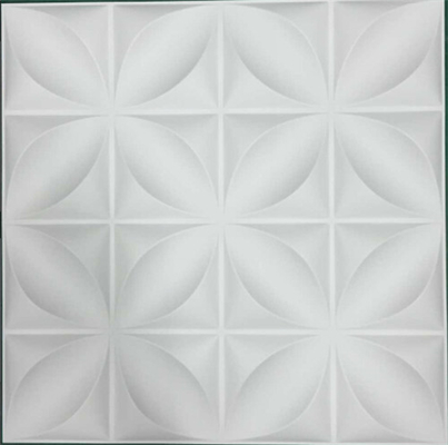 สี่เหลี่ยมผนัง 3D PVC ผนังขนาด 500 * 500 มม. / 300 * 300 มม. / กำหนดเอง